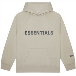 Fear of God ESSENTIALS 3M Tan Hoodie